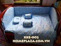 Chăn ga gối quây cũi trẻ em baby Hàn Quốc 4 mùa